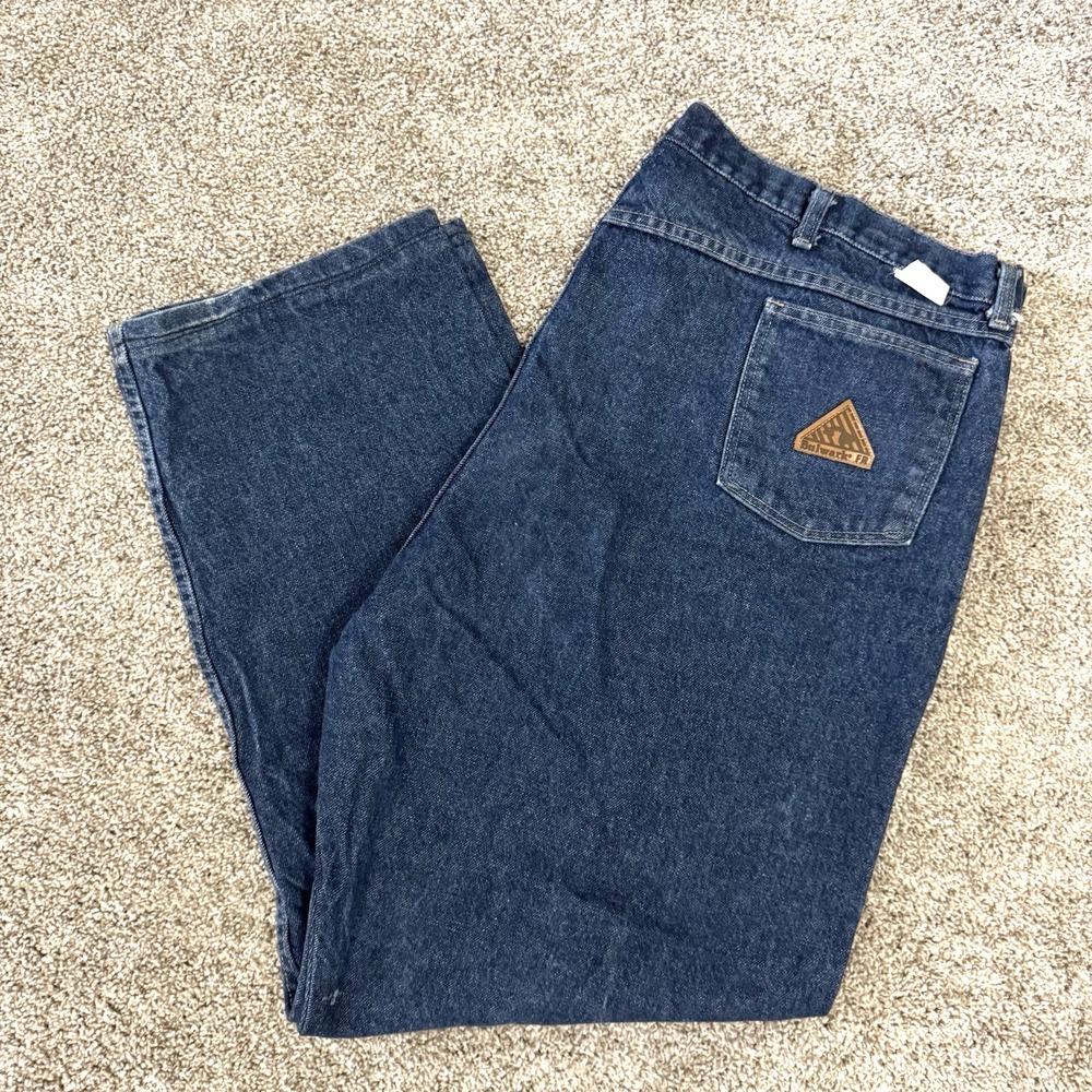 Bulwark FR Cat 2‎ 2112 Flame Resistant Protective Classic Denim Jeans Size 47x30